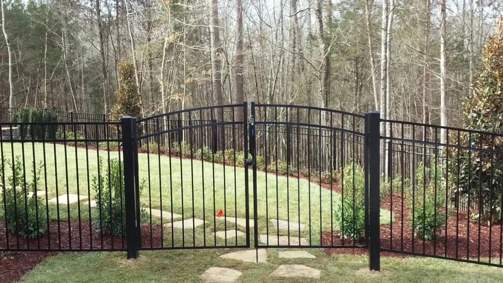 Aluminum fence project - North Smithfield Fence
