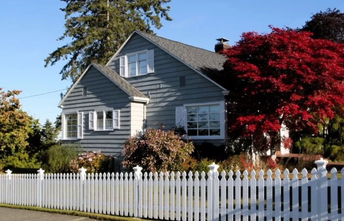Vinyl fence project - New England
