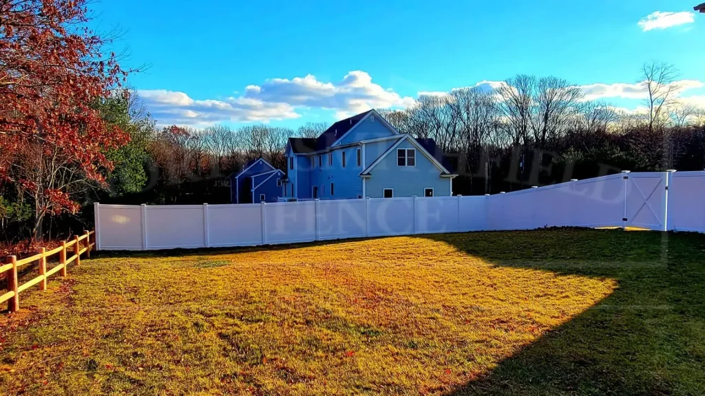 Vinyl Fence Installation - North Smithfield Fence