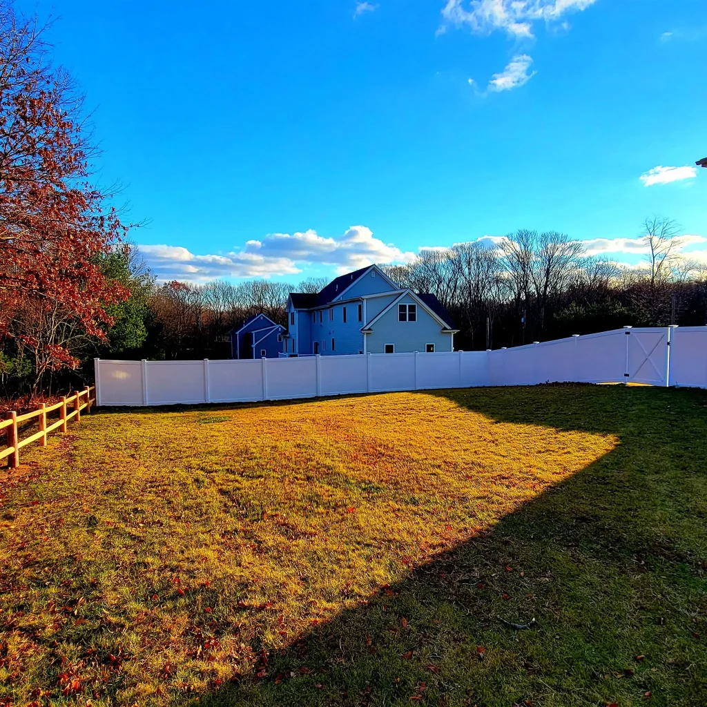 Vinyl Fence Installation - North Smithfield Fence