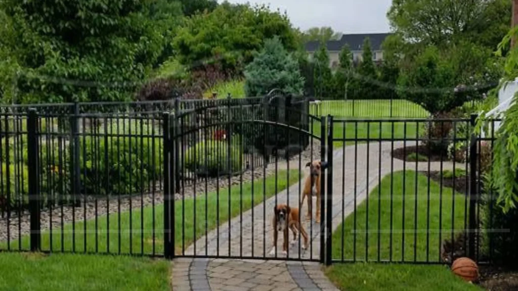 aluminum fence project - North Smithfield Fence