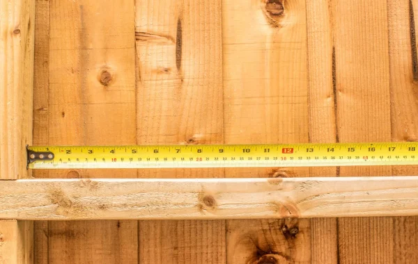 measure a yar for fence installation steps