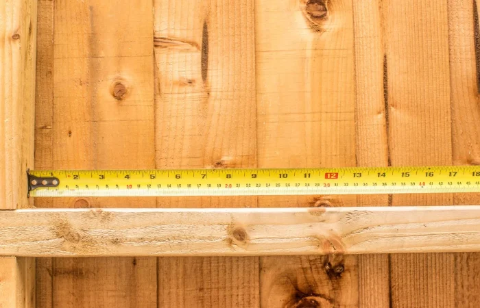 measure a yar for fence installation steps